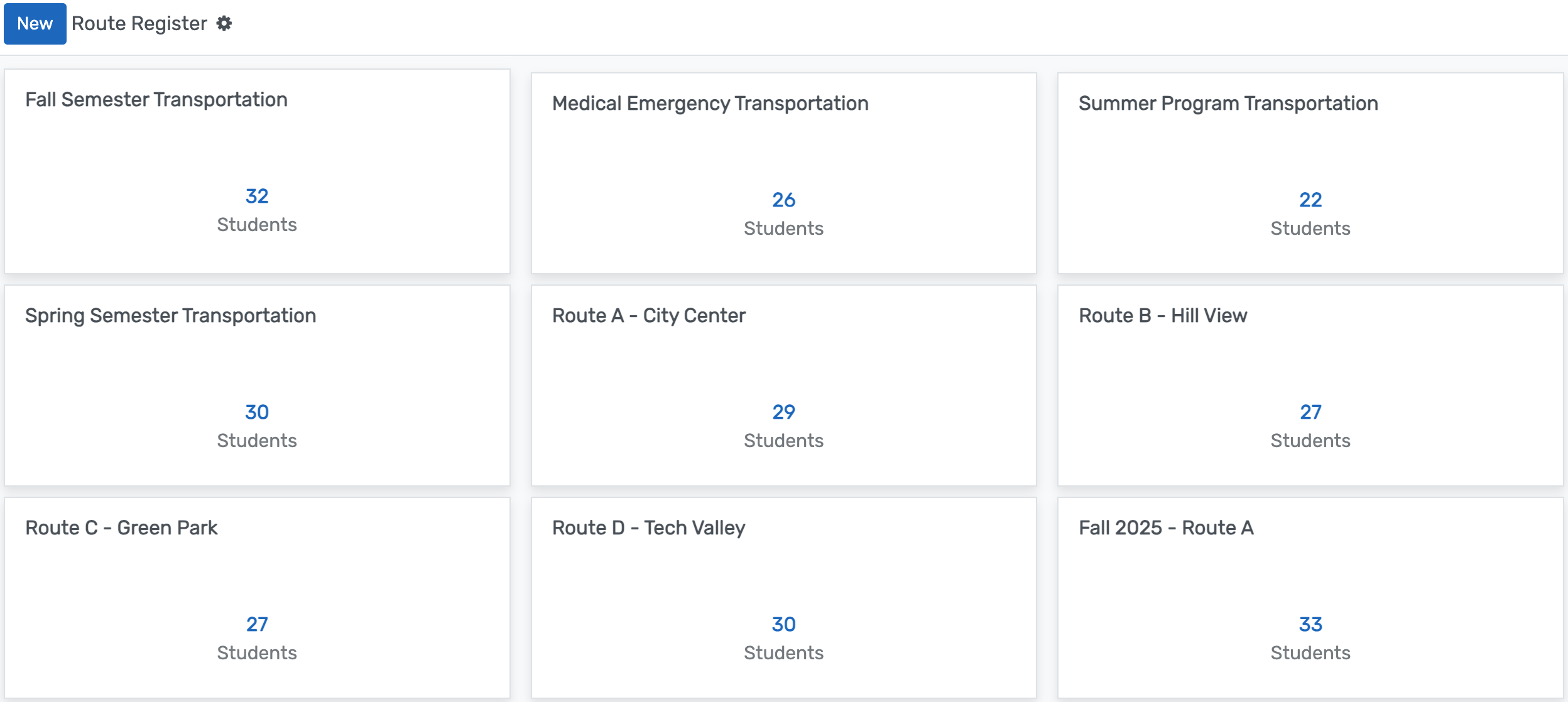 School Transportation Management System